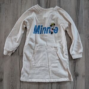 Zara Disney Sweatshirt Minnie Mouse Dress, 4-5Y